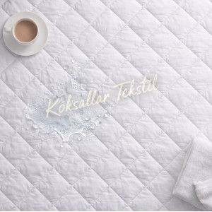 Sıvı Geçirmez Kapitone Alez 160x200 cm %100 Pamuk 57 Tel